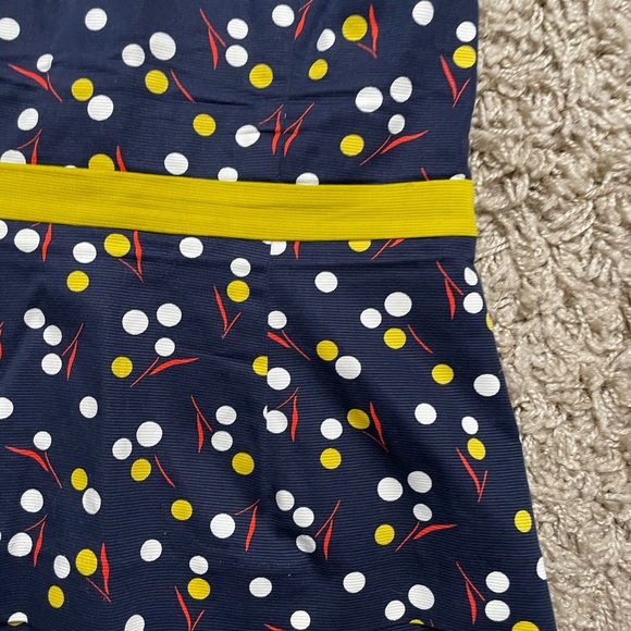 Boden Top Polka Dots V-Neck Cotton - Picture 5 of 14